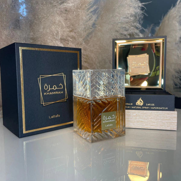 Khamrah Lattafa Perfumes - 100 ml - eau de parfum inspirado Angels' Share By Kilian