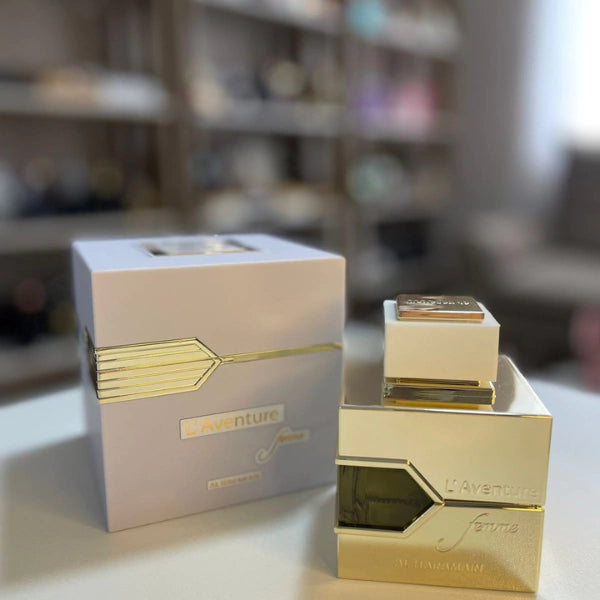 Perfume L'Aventure Femme - Al Haramain - Feminino - Eau de Parfum 100 ml -inspirado no Creed Aventus for Her