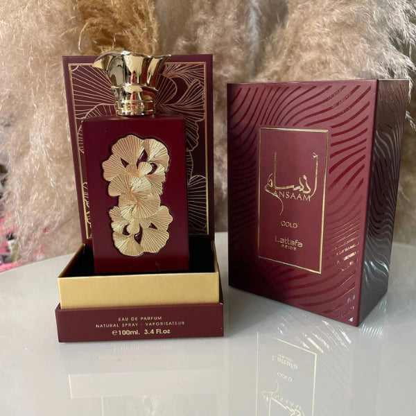 Ansaam Gold de Lattafa Perfumes inspiração Oriana Parfums de Marly