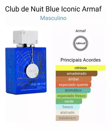 Club de Nuit Blue Iconic Armaf Eau de Parfum 105ml
