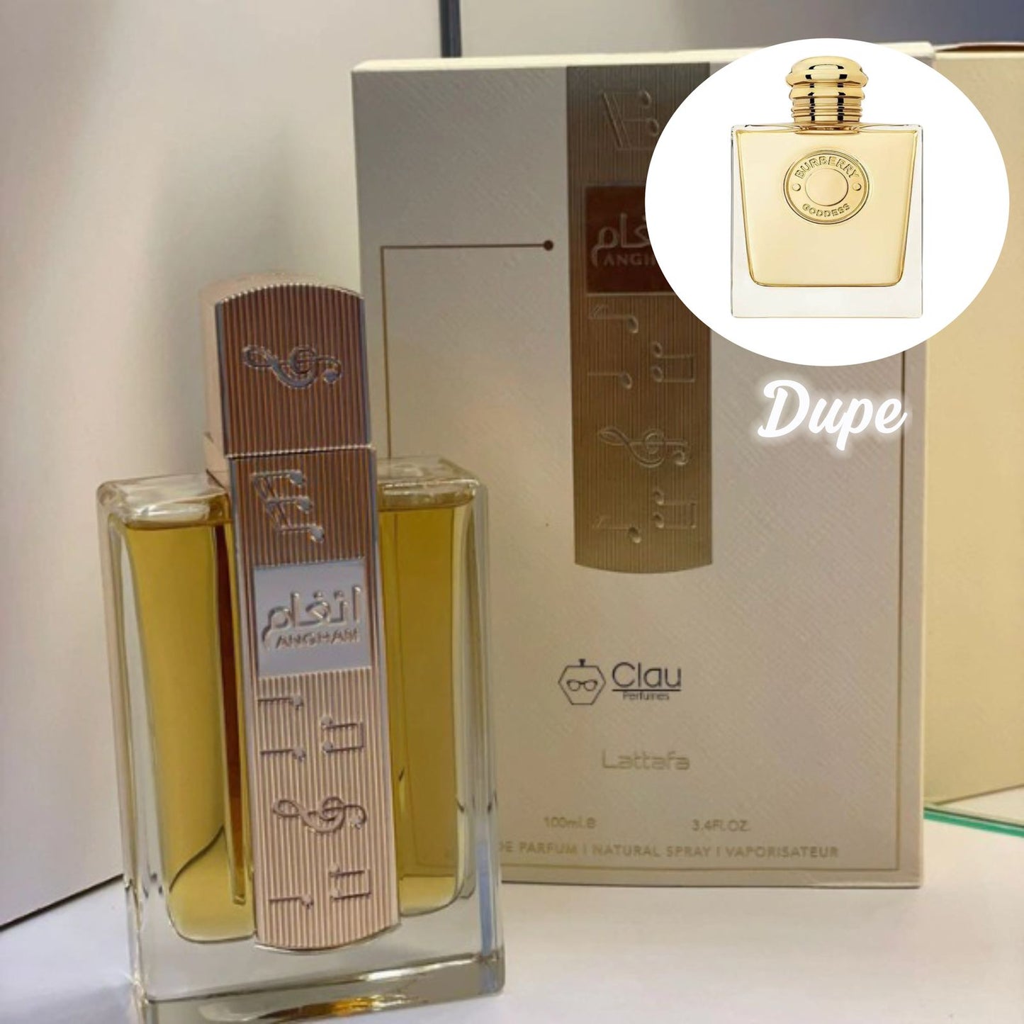 Angham Lattafa Eau de Parfum 100 ml Inspirado na ref olfativa Goddess Burberry