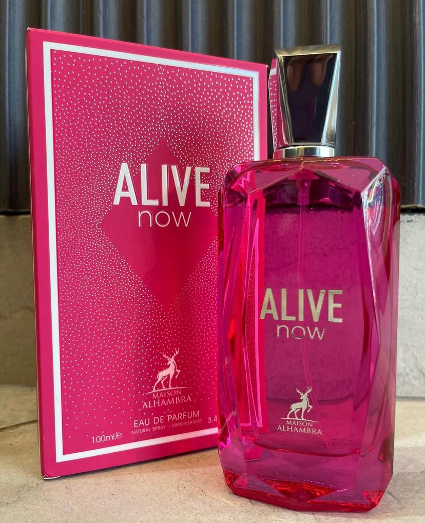 Alive Now Eau de Parfum Maison Alhambra inspiração Angel Nova