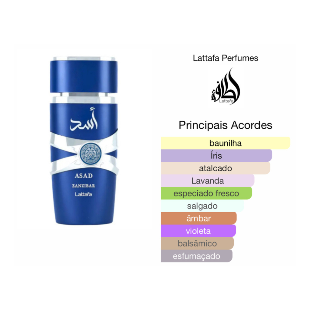 Asad Zanzibar Lattafa Eau de Parfum 100ml