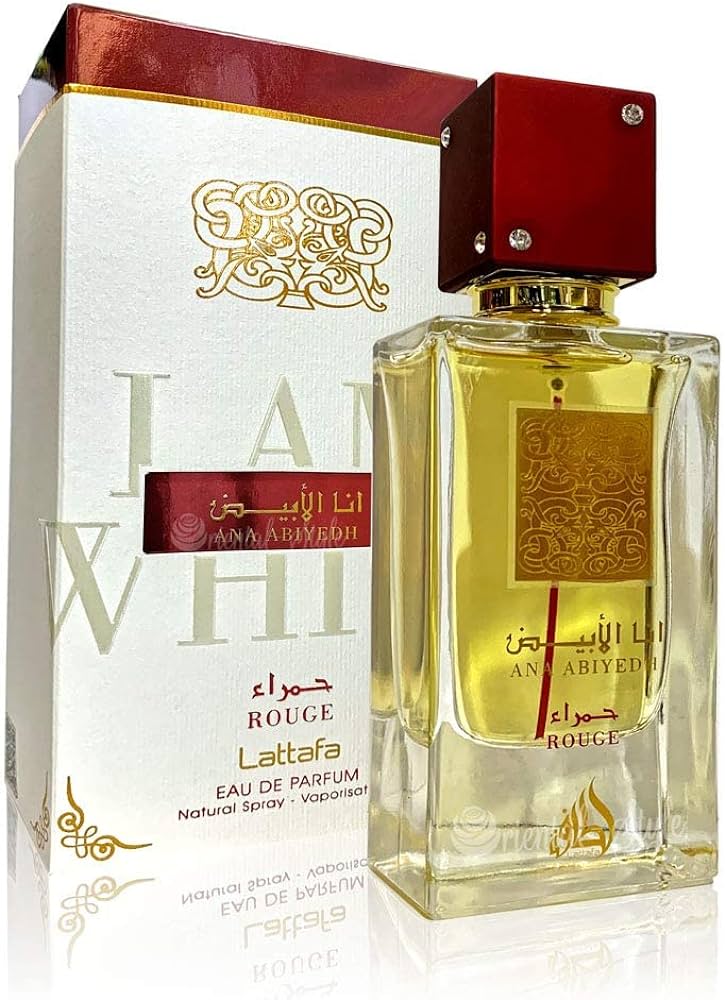 Lattafa Ana Abiyedh Rouge - inspirado no Baccarat rouge - eau de parfum