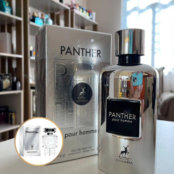 Panther Pour Homme de Maison Alhambra - Inspirado no Phantom Paco Rabanne - 100 ml eau de parfum