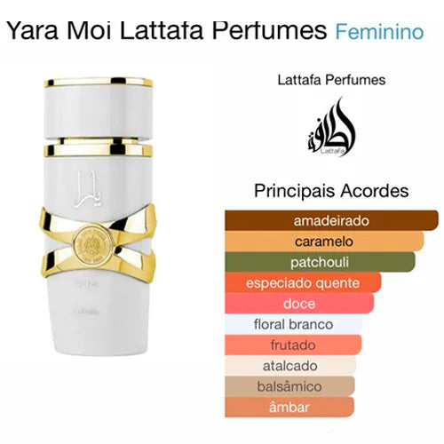 Yara Moi de Lattafa Perfumes- Eau de Parfum - Perfume Feminino 100 ml